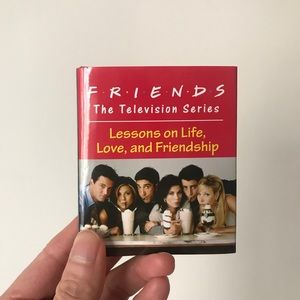 FRIENDS Small Hardcover Book with Bold Red Cover
